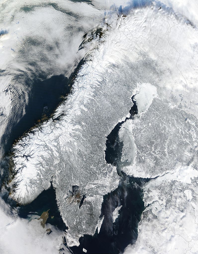 Skandinavien om vinteren